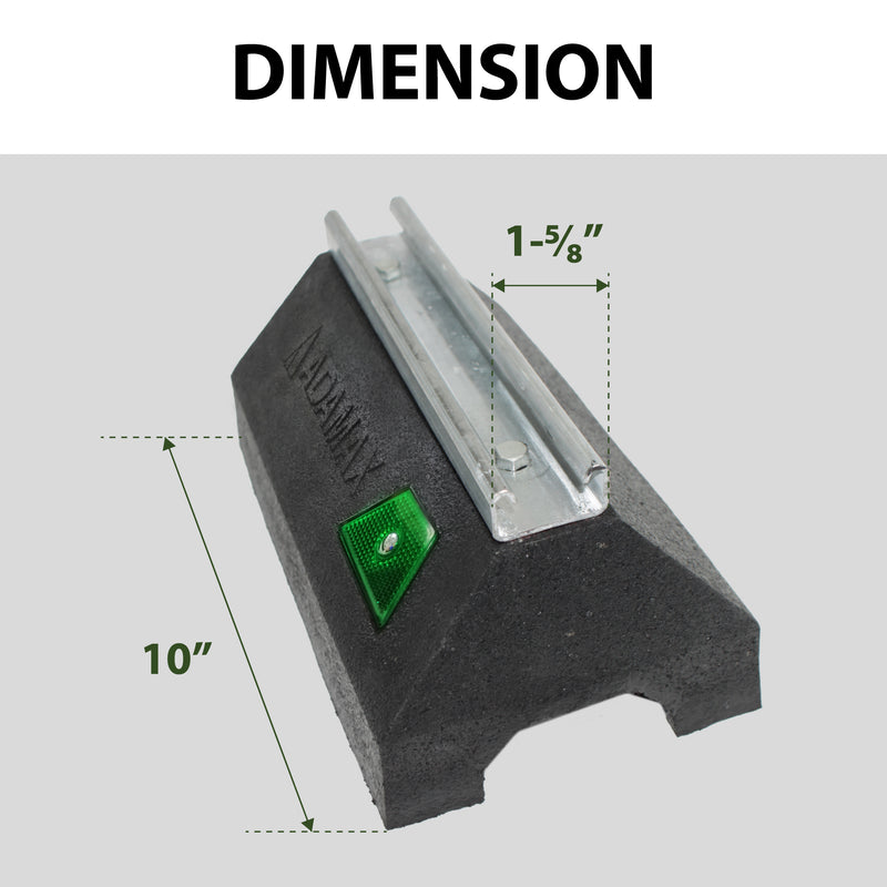 RTS14-10 Rooftop Support Block with 14 Gauge Strut