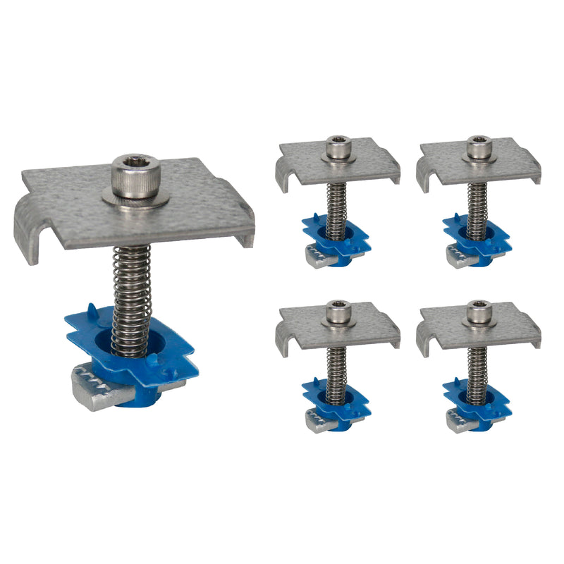 SPMC158-5PK Solar Panel Mid Clamp for 1-5/8” Strut Channel, 5-pack