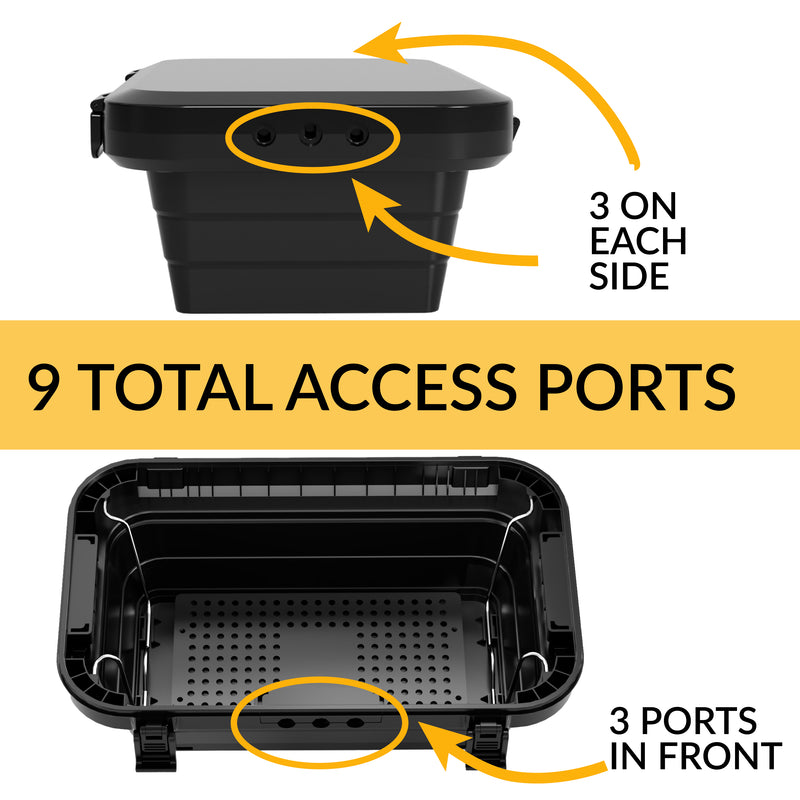 CJB11-BK Rain Tight Collapsible Electrical Connection Box