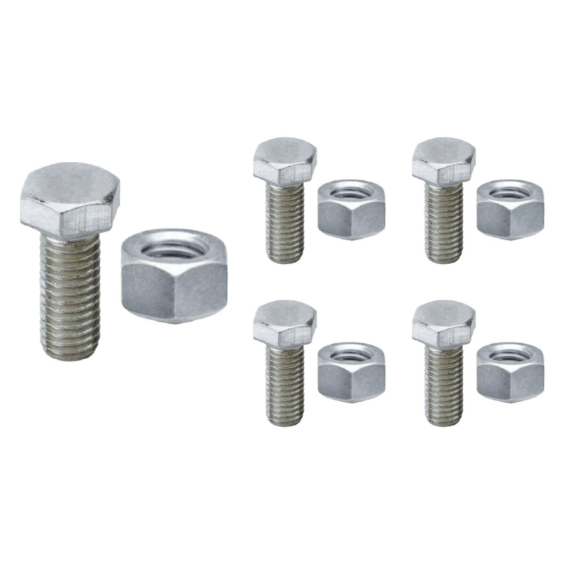 HXNBP-10PK Hex Bolt and Nut, 1/2" Diameter, 10-pack