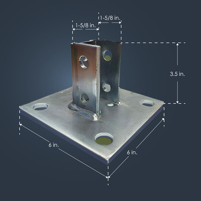 PSTBSE - Steel Square Post Base Connector