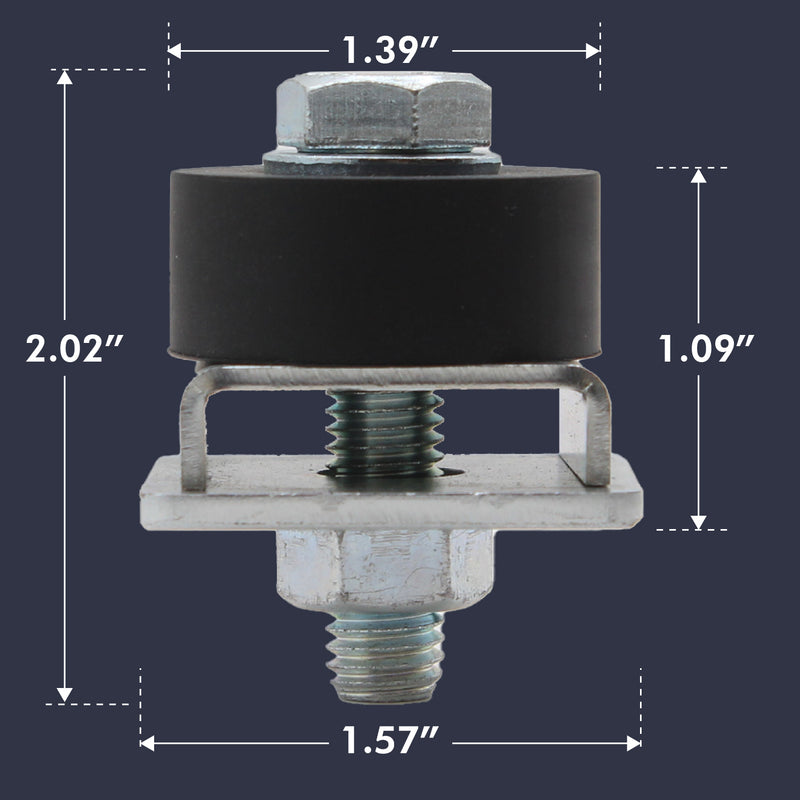 TL158-2PK Trolley Stop for 1-5/8"+ Strut Channels, 2-Pack